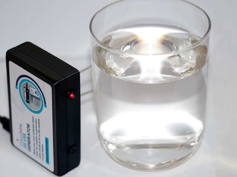 The Silver Lab custom colloidal silver generator in black